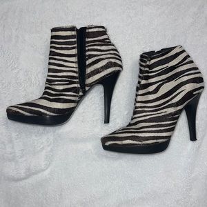 Steve Madden zebra Ankle Bootie